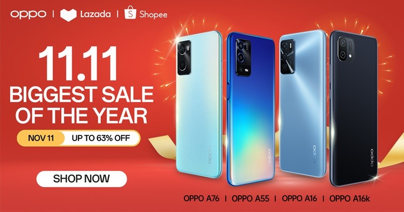 OPPO Ushers In The Biggest Sale Of The Year With Deals Up To 63% Off This 11.11