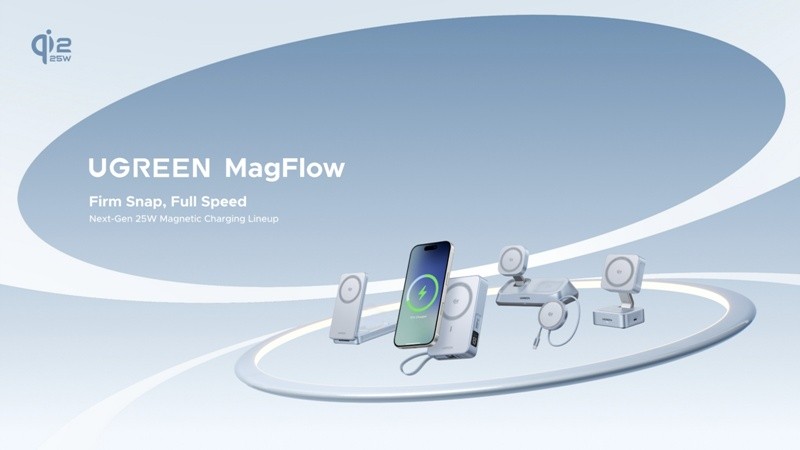 UGREEN Unveils MagFlow Qi2 25W Series, Ushering In Next-Gen Magnetic Fast Charging
