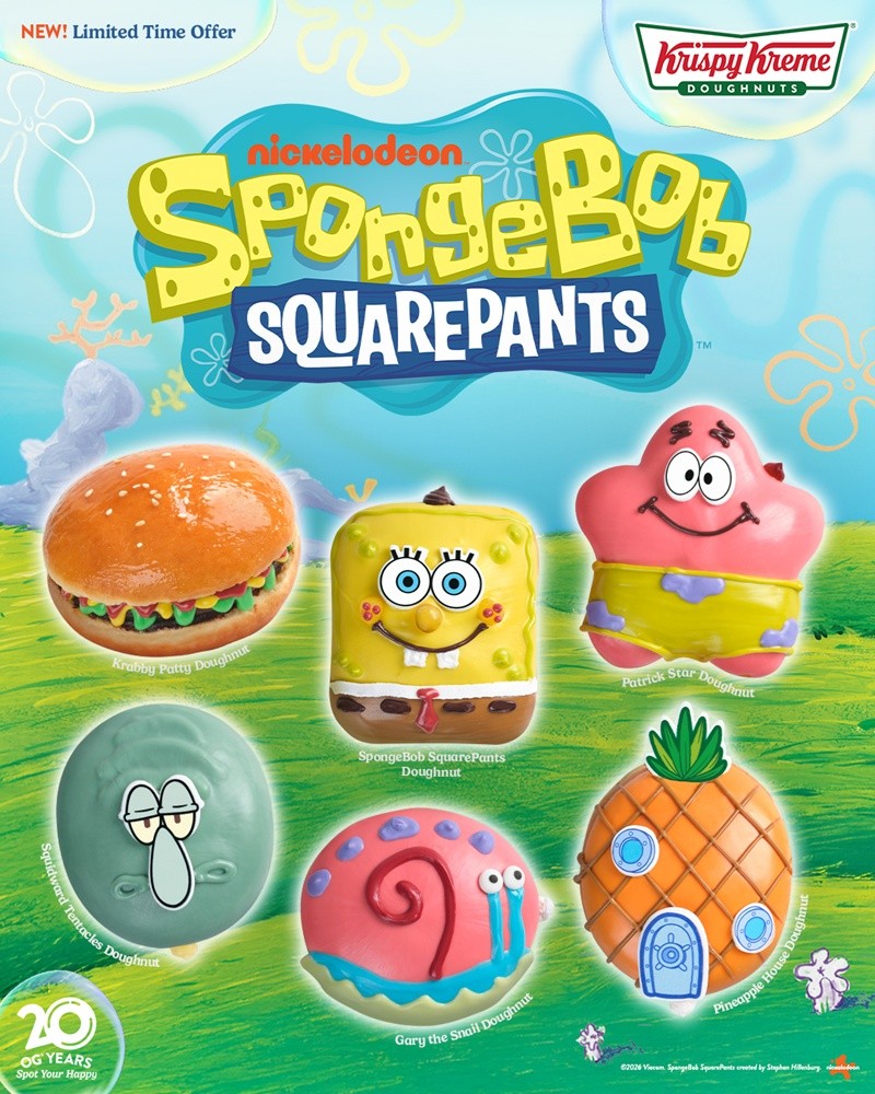 Krispy Kreme Philippines Brings Bikini Bottom to Life with New SpongeBob Doughnut Collection