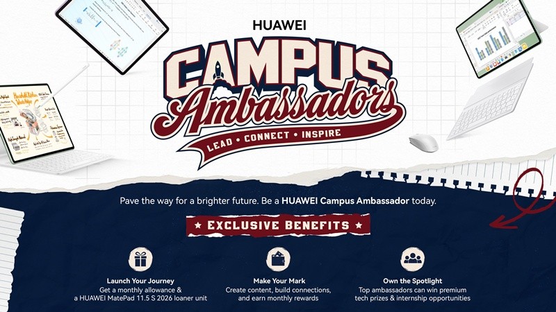Lead, Connect, Inspire With HUAWEI: Applications For HUAWEI Campus Ambassadors, Now Open!