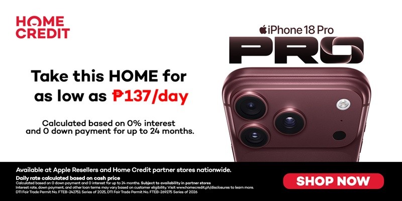 Home Credit Makes the Latest iPhone 18 Pro and 18 Pro Max More Accessible  with Double-Zero and Trade-In Offers